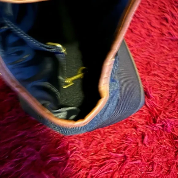 adorable doggy tote, comfortable cushion inside mash top with a leash attachment - Picture 4 of 7